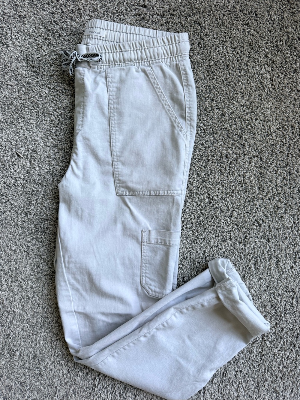 Women’s Casual Drawstring Cargo Maurice’s Pants